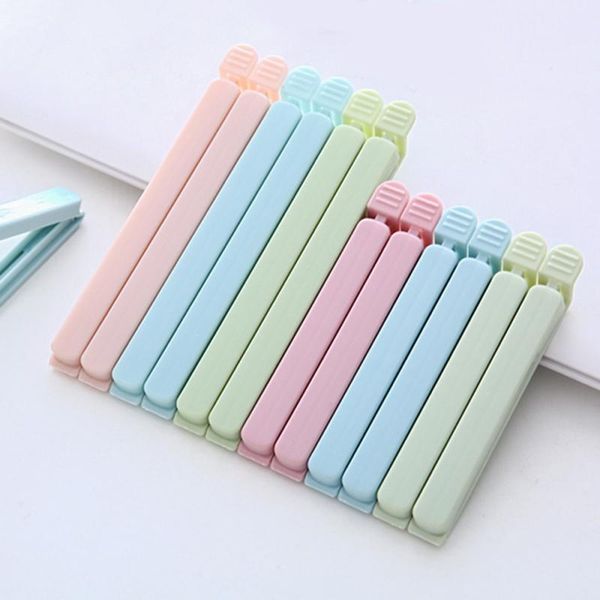 

food bag 5pcs pliers 2 sizes househould snack seal storage bag seal pliers sealer food clamp close clip hold kitchen tool