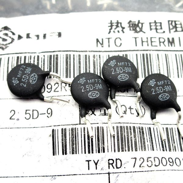 

ste thermistor ntc 2.5d-9 2.5d-9m 2.5r short foot pitch 5mm inverter protection