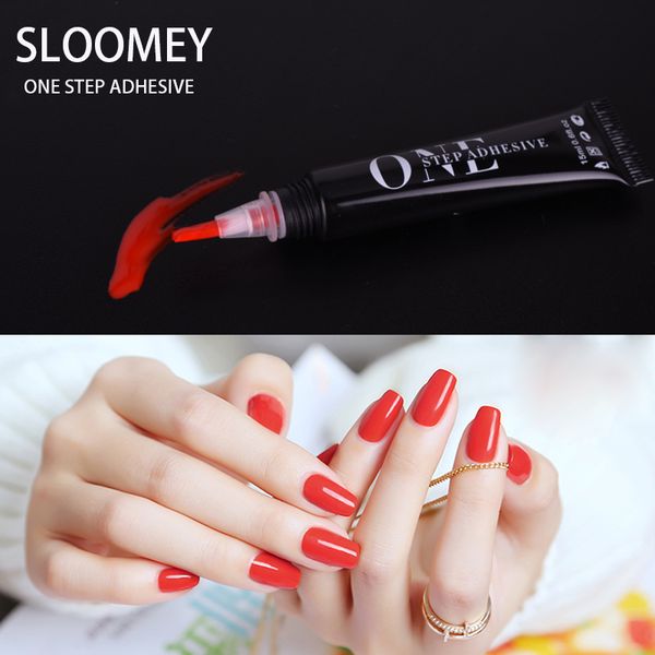 

sloomey one step 3 in 1 nail polish new upgrade semi-permanent no need and base coat lucky all for nails varnish, Red;pink