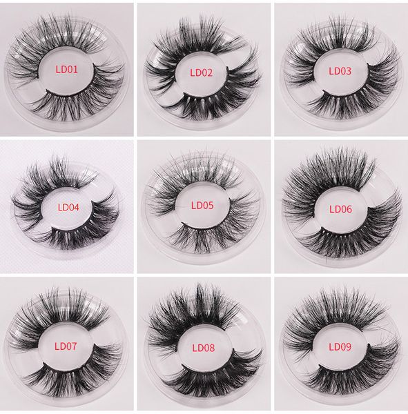 

100% 25mm lashes 5d mink eyelashes false eyelashes crisscross natural fake lashes makeup 5d mink lashes extension eyelash