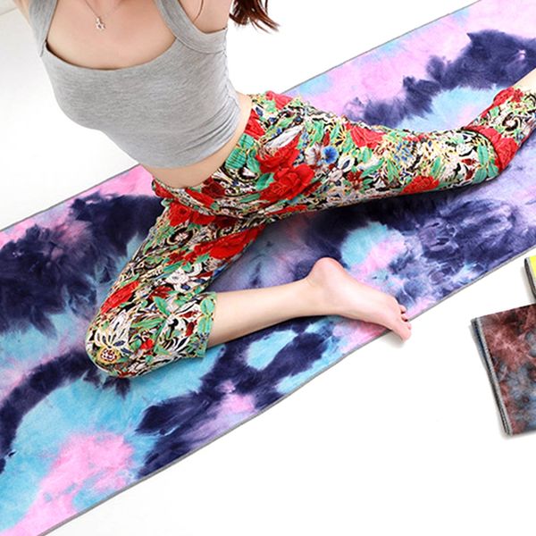 

fitness accessories yoga blanket no tassel breathable yoga towel thickening shawl scarf sports pad tapestry decoration