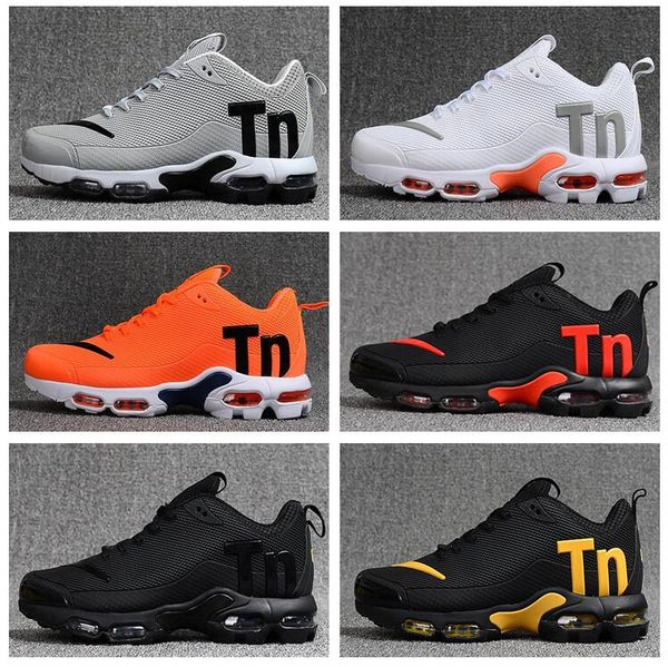 

новый air mercurial plus tn ultra черный белый оранжевый кроссовки на открытом воздухе tn shoes женщины мужские наружные кроссовки 36-46