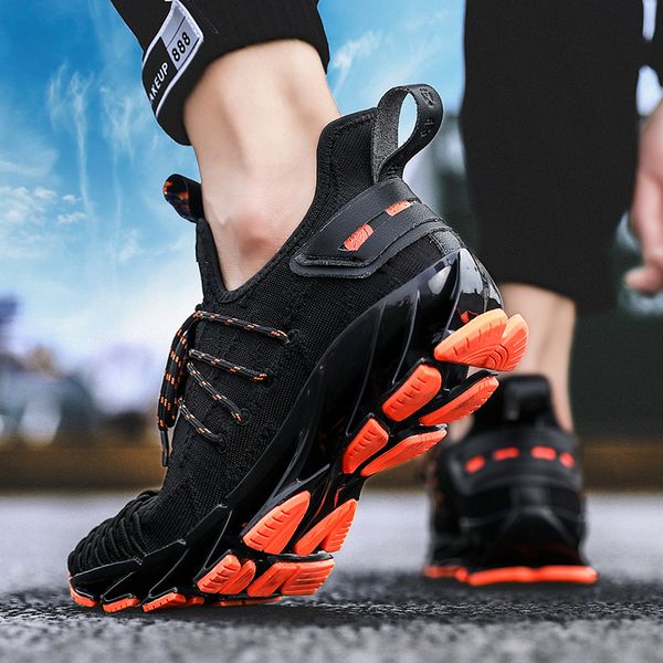 

2020 new outdoor men running for men jogging walking sports shoes high-quality lace-up athietic breathable blade sneakers