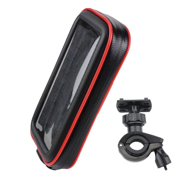 

bike car front package touch-screen bicycle phone holder frame bag waterproof #f
