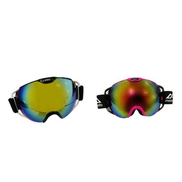 

trendy snow ski goggles snowboard large double lens anti-fog uv protection