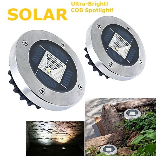 

solar powered recessed step lights stair lighting decorative underground spotlights garden pathway ground paver brick lights outdoor