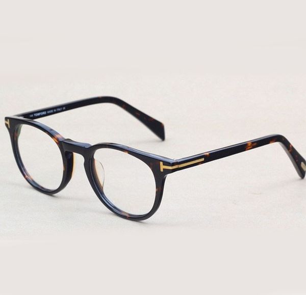 Óculos de acetato de atacado 6123 armações de estilo redondo vintage para homens e mulheres podem ser óculos de leitura de miopia