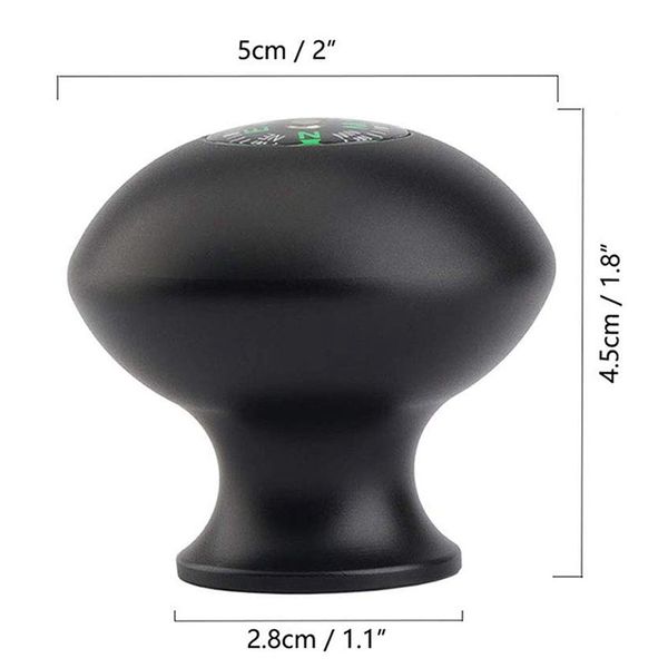 

monopod walking stick knob,aluminum alloy trekking pole knob handle grip with compass,waterproof,high temperature resistance trekking poles