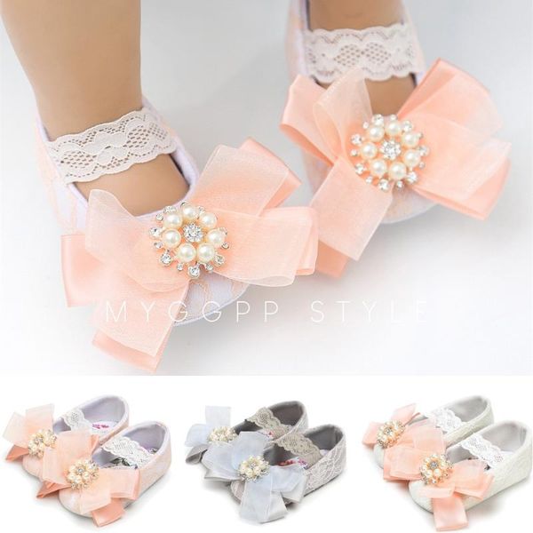 

infant baby girl shoes bowknot anti-slip soft sole hook first walkers toddler infant baby girl kids shoes newborn boy