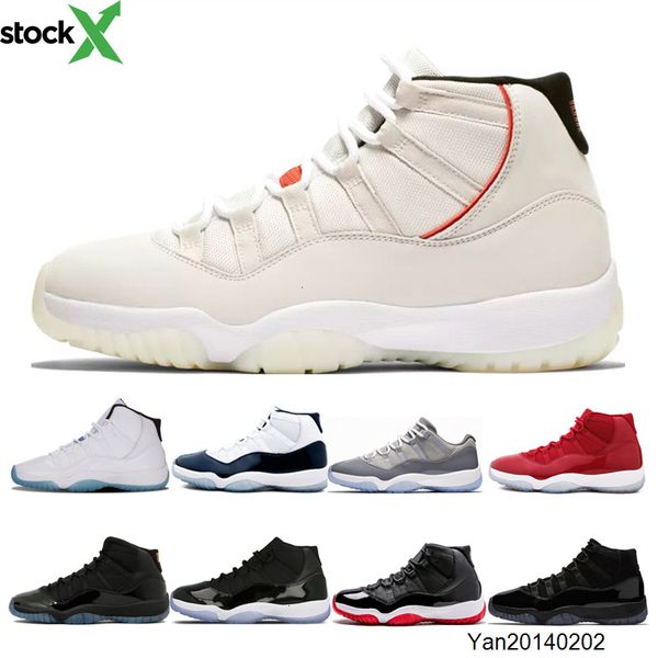 

горячая 11s платиновый оттенок мужская баскетбольная обувь выпускной вечер тренажерный зал красный темно-синий резинка разводится легенда си