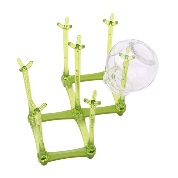

2020 new baby feeding bottle rack drying nipple stand cup storage folding dish drainer dryer