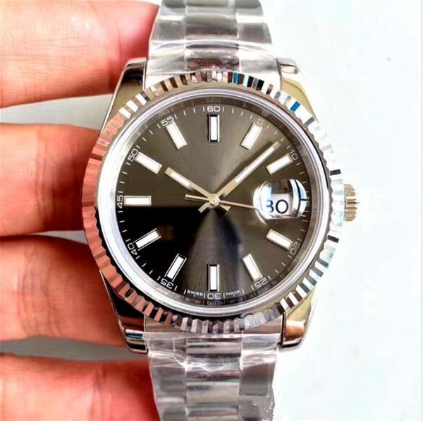 

2020 watch sports automatic mechanical wrist watches two tone gold dial designer wristwatch reloj fashion dress casual watches simple, Slivery;brown