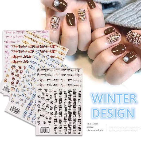 

77-184 flowera designs 3d nail art sticker fashiontemplate sticker decal hanyi designs, Black