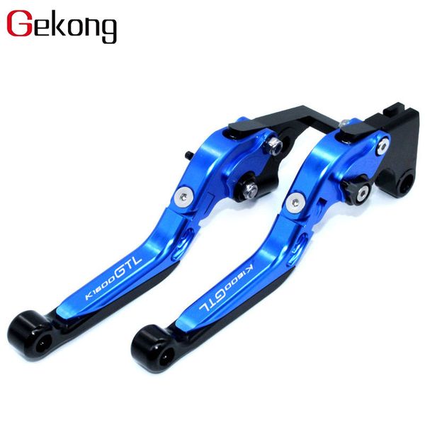 

fit for k1600gtl k1600 gtl k 1600gtl 2017 motorcycle accessories folding extendable brake clutch levers logo k1600gtl