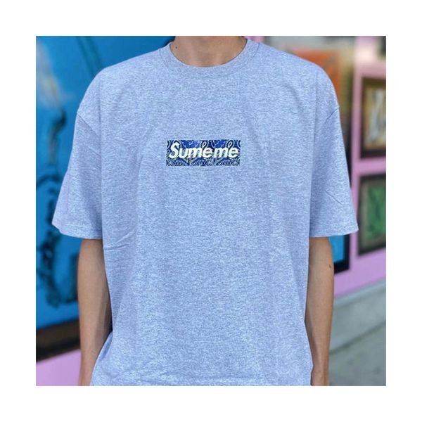 

бандана box logo t shirt mens конструктора футболки модные letters печать тис ​​улица стиль люкс короткие рукава 2020 summer hot explosion, White;black