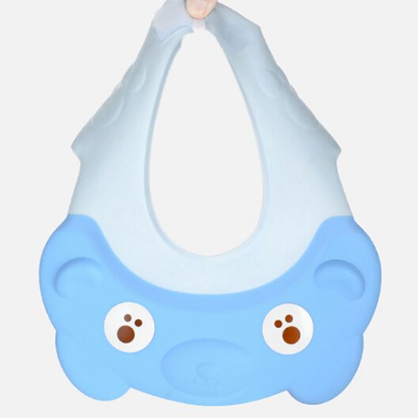 

baby bath shower shampooing cap adjustable soft baby children shampoo bath shower cap for kids head child bathing caps