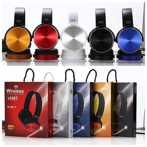 

for sony mdr-xb450bt foldable wireless bluetooth headphone heavy bass folding earphone stereo headset with nfc fm support tf card