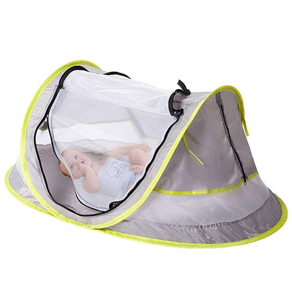 

folding children's beach tent infant tent multifunctional mosquito net outdoor indoor baby moving bed
