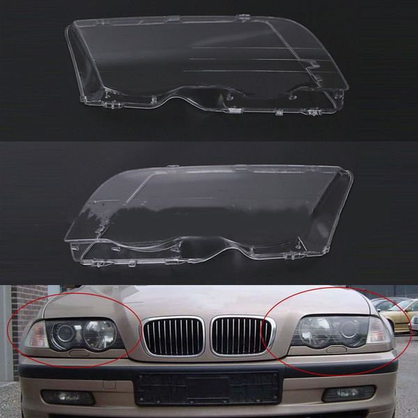

4 door automobile headlamp head light lens covers car headlight cover clear for e46 98-01