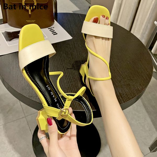 

summer women sandals women casual platform gladiator square heel wedding dress shoes high heels shoes mujer zapatos w169, Black