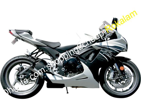 

k11 обтекатель для suzuki gsxr600 gxs-r gsx-r 750 2011 600 2012 2013 2014 2015 2016 gsxr750 черный белый abs капоты set (литье под давлением