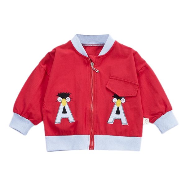 

0-5t new baby boy outerwear alphabet print casual zipper sweatshirt kids coat outfits outerwear, Blue;gray
