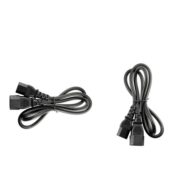 

2pcs iec 320 c13 to c14 power extension cord cable for scanner pdu ups