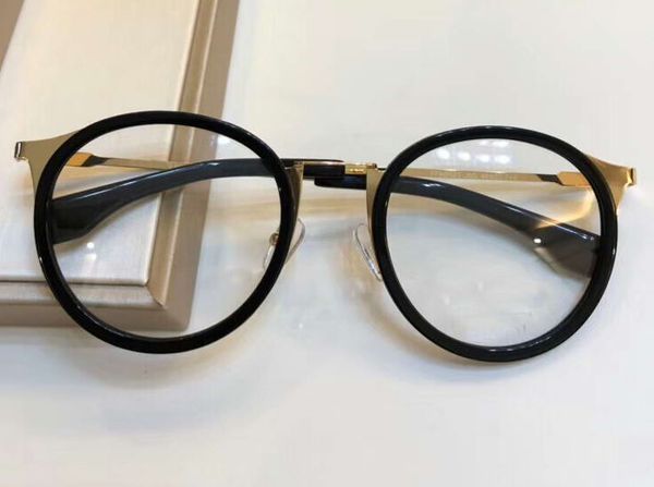 

m 0023 gold/black eyeglasses frame clear lens glasses m0023 eyewear sun glasses new wth box