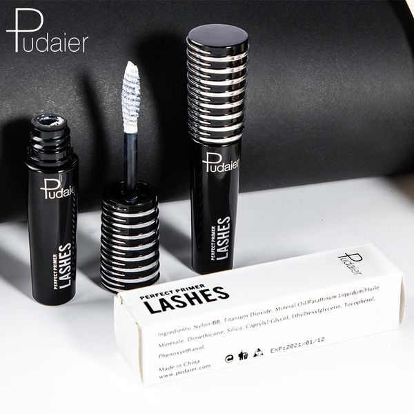 

pudaier white fiber cream primer lashes foundation base waterproof makeup perfect eyelash partner of mascara before use