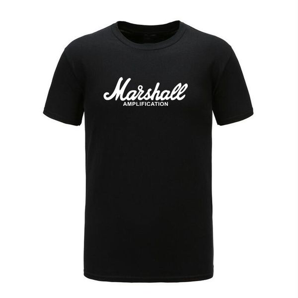 

new marshall t shirt logo amps amplification guitar hero hard rock cafe music muse tee shirts for men fashion t-shirts, White;black