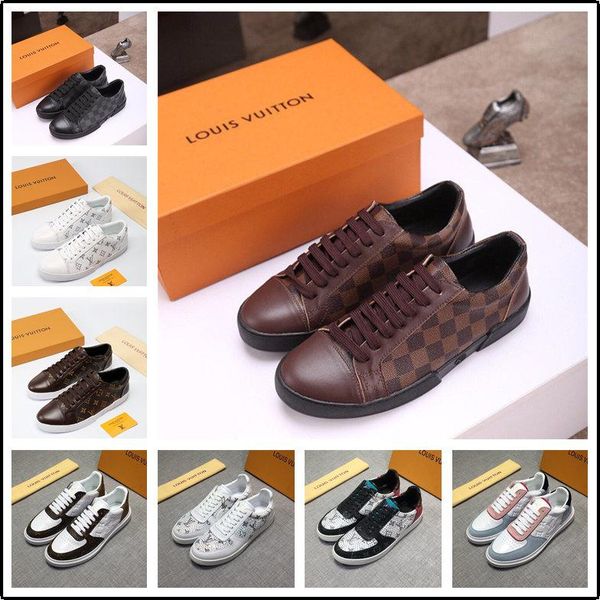 

18mm white women's leather shoes men's and women's casual shoes black gold red fashion comfortable flat shoes size 38-46 dai