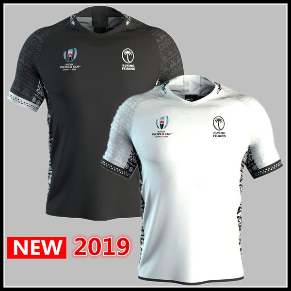 

International league 2019 japan world cup fiji home away rugby jer ey rugby league hirt fiji union jer ey hirt 3xl, Black;gray