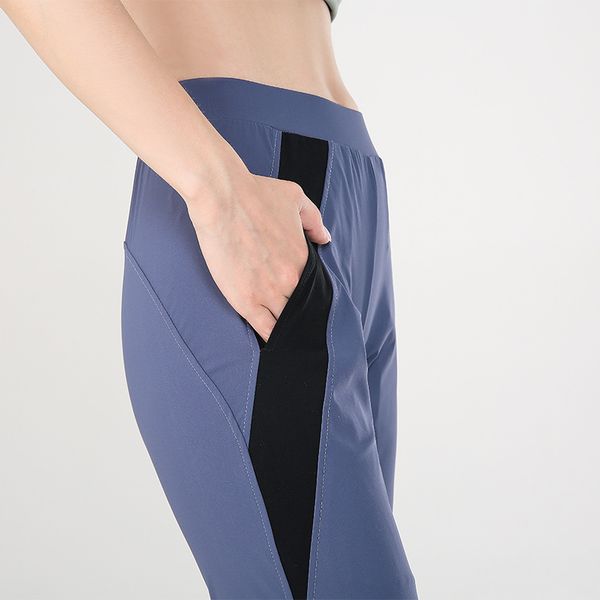 

lu-3 light loose beam leg fitness womens trousers summer quick dry harlan ice sense sportswear outdoor casual pants yoga pants girls leggin, White;red