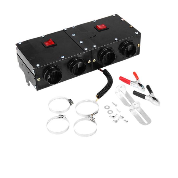 

dc12v 800w car fan heater heating warmer windscreen defroster demister fan auto vehicle heater defroster 4 port profession