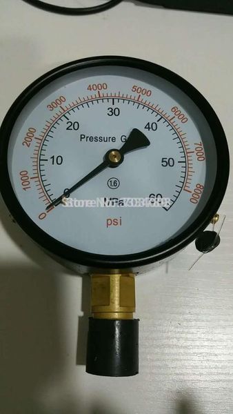 

60mpa pressure gauge for s60h diesel injector nozzle tester, common rail injector tester tool