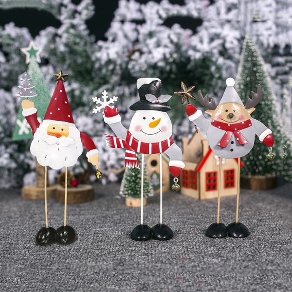 

novelty deskchristmas decoration elk santa claus shape home decoration with bell ornaments n