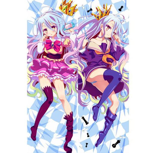 

new japanese cool anime no game no life hatsuse izuna throw otaku dakimakura gift bedding hugging body pillow case 150x50 cm