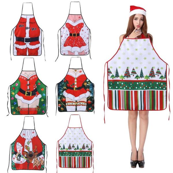 

new christmas ladies men aprons christmas decorations