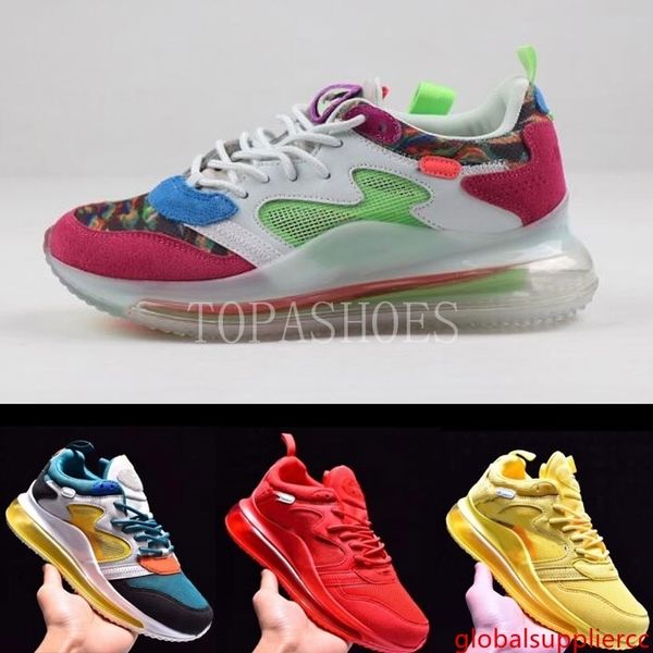 

react obj utility men women running shoes black triple core white university red olive volt habanero flair sneakers 36-46