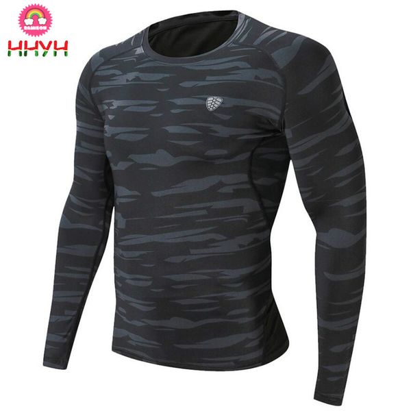 

мужские виды спорта с длинным рукавом футболки тренажерный зал фитнес-сжатия быстро сухой тощий t рубашка мужчины бег тренировки tee топы од, White;black