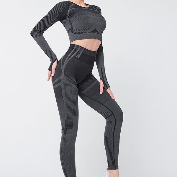 

women yoga suits gym clothing yoga set running clothes leggings female sport fitness suit women seamless, White;red