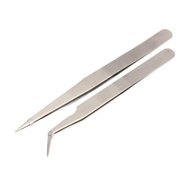 

addfavor portable stainless steel manicure tweezers gel nail art rhinestones tweezers nail decoration paillette nipper picking