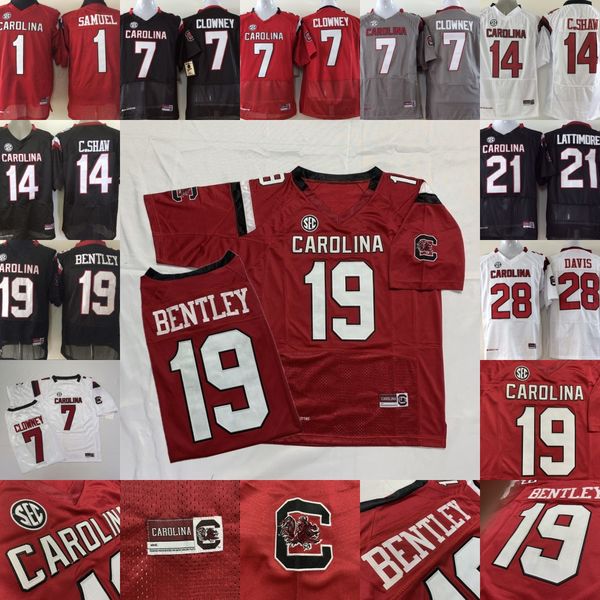 

жна каѬолина gamecock ђбол джеѬи колледж deebo samuel джадевеон клађни конноѬ ођ дже, Black;red