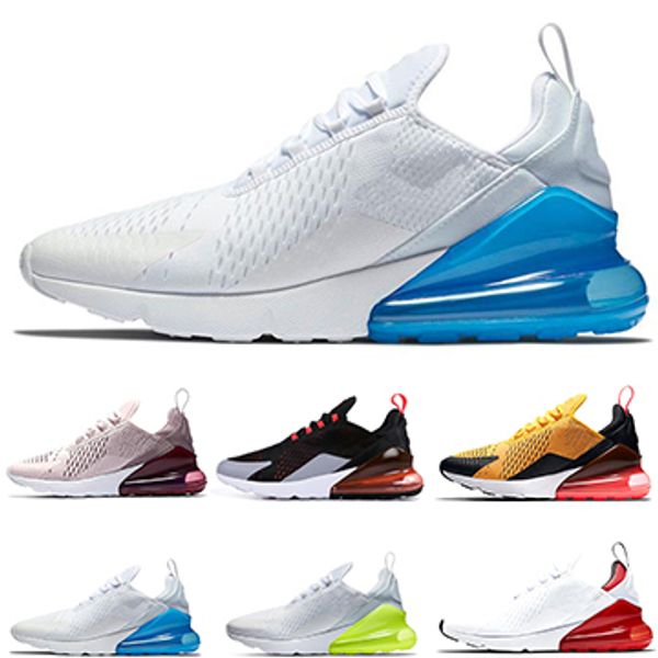 

2019 Photo Blue Mens Women Running Shoes Triple White University Red Olive Volt Habanero Flair Designer Men Sneakers 36-46