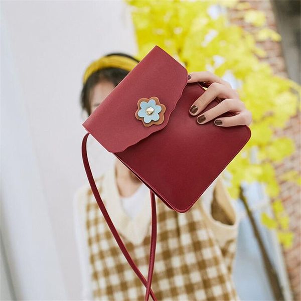 

pu leather cell phone bag fashion wallet purse neck strap women shoulder bag handbag shoulder slung bolso mujer