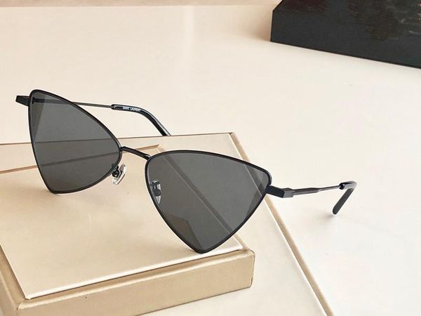

new 303 sunglasses fashion women triangle deisnger popular full frame uv400 lens summer style triangle frame come with case, White;black
