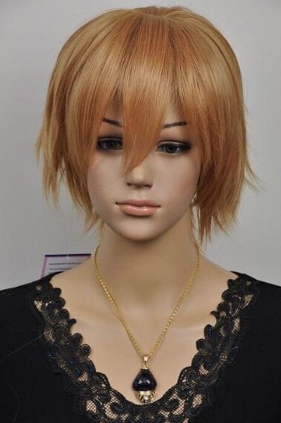 

+ + + new lon g curly blonde mix women wig, Black;brown