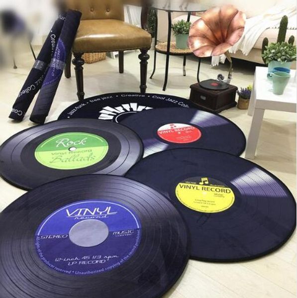 

phonograph record round door mat carpet for living room bathroom children bedroom rugs and carpets for living room computer chai