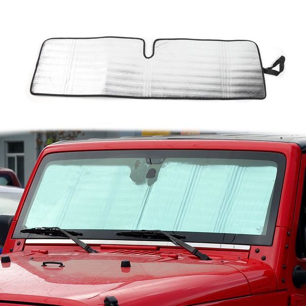 Grosshandel Windschutzscheibe Sonnenschutz Sonnenschutz Hitzeschild Sonnenblende Matte Fur Jeep Wrangler Rubicon Sahara Tj Jk Jku 2 Tur 4 Tur Von