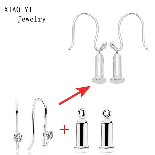 

xiaoyi 100% 925 2020 new 11 classic popular charm post earrings, clear cz barrel earring piercing earring women's fashion, Golden;silver